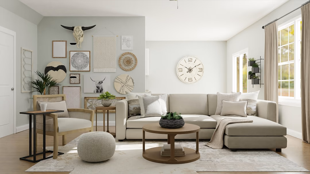 Elegantes Interieur nach der Modernisierung